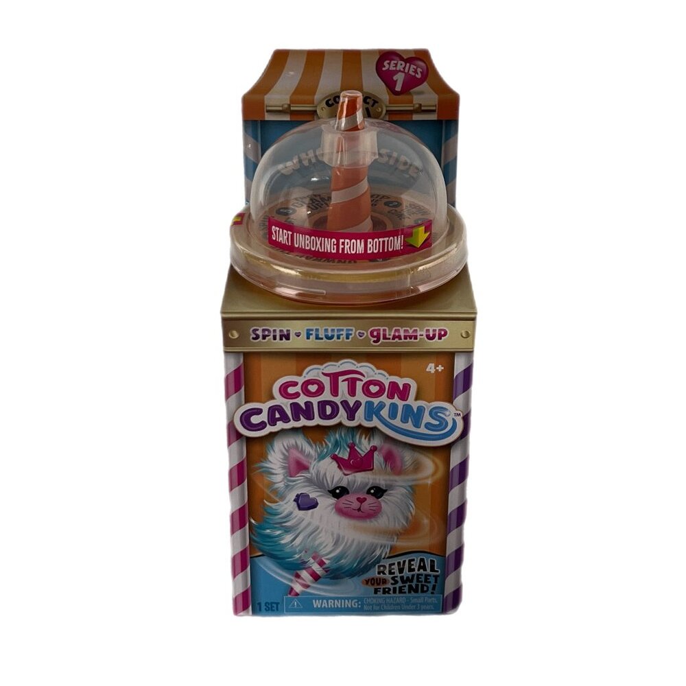 Collectible Cotton Candykins Scented Plush Set w/Accessories, Mystery Reveal NIB